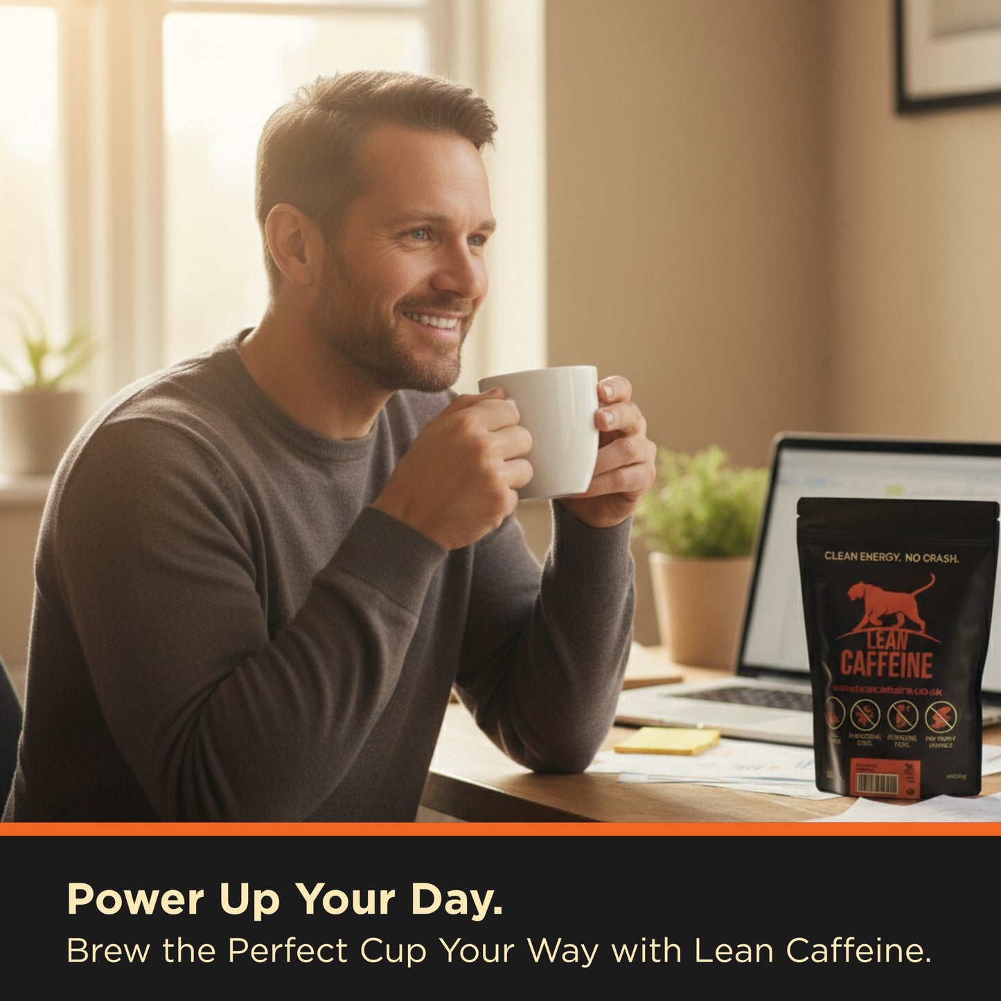 Lean Caffeine High Caffeine Ground Coffee
