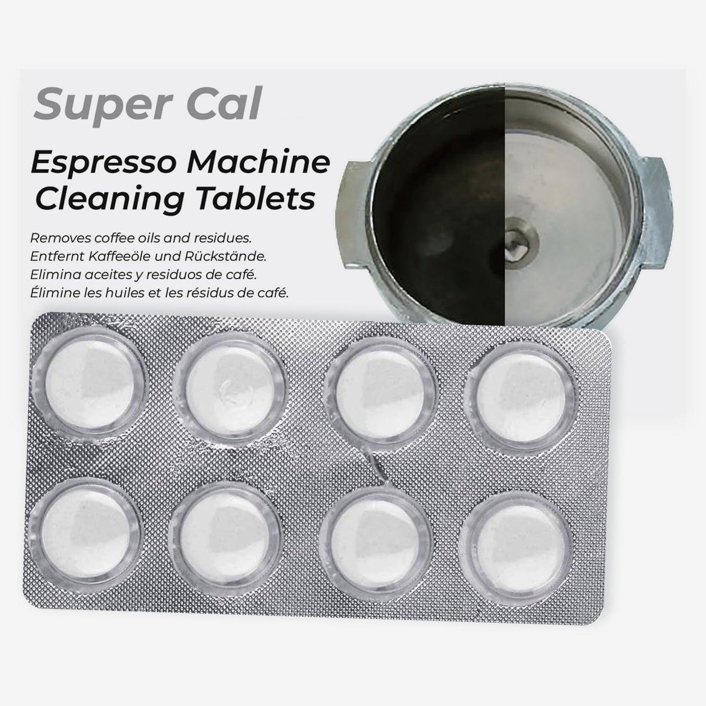 Sage Cleaning Tablets - 8 Pack | Coffee Machine & Espresso Machine Cleaner | Compatible with All Sage Machines | by Caffetto - Made in Australia