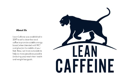 Lean Caffeine Bulletproof Coffee Bags