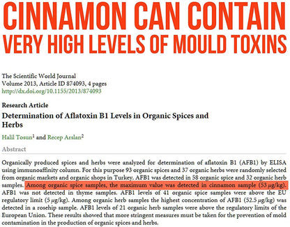 Ceylon Cinnamon Powder Caution