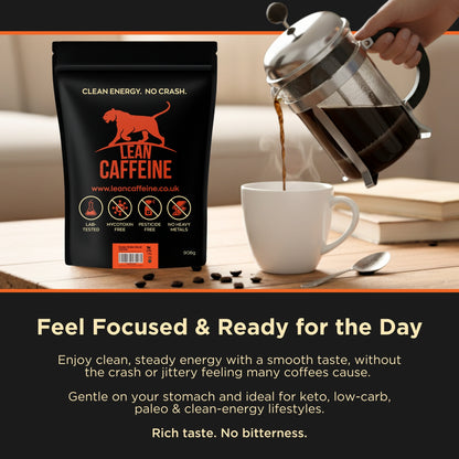 Lean Caffeine Bulletproof Decaf Ground Coffee