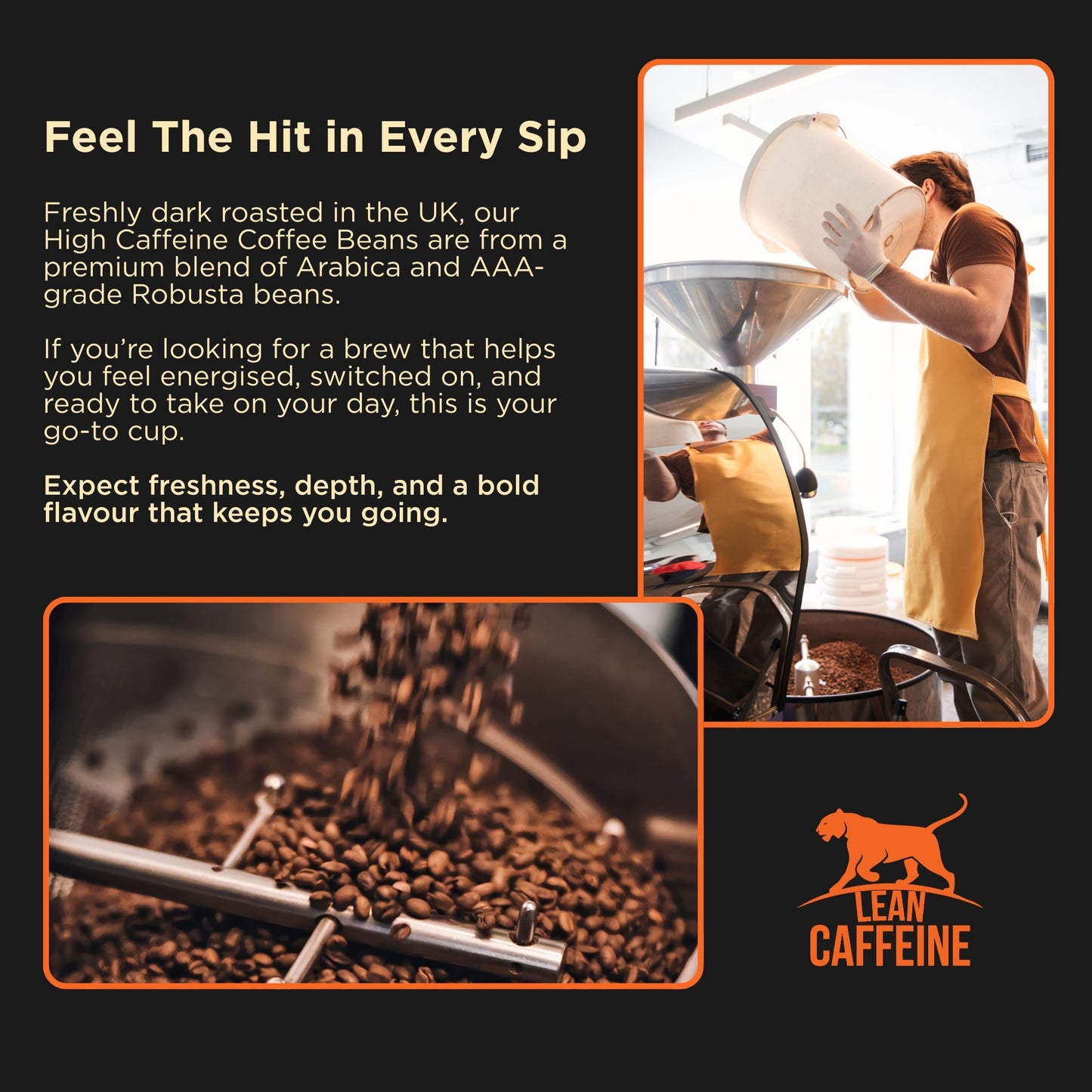 Lean Caffeine High Caffeine Coffee Beans