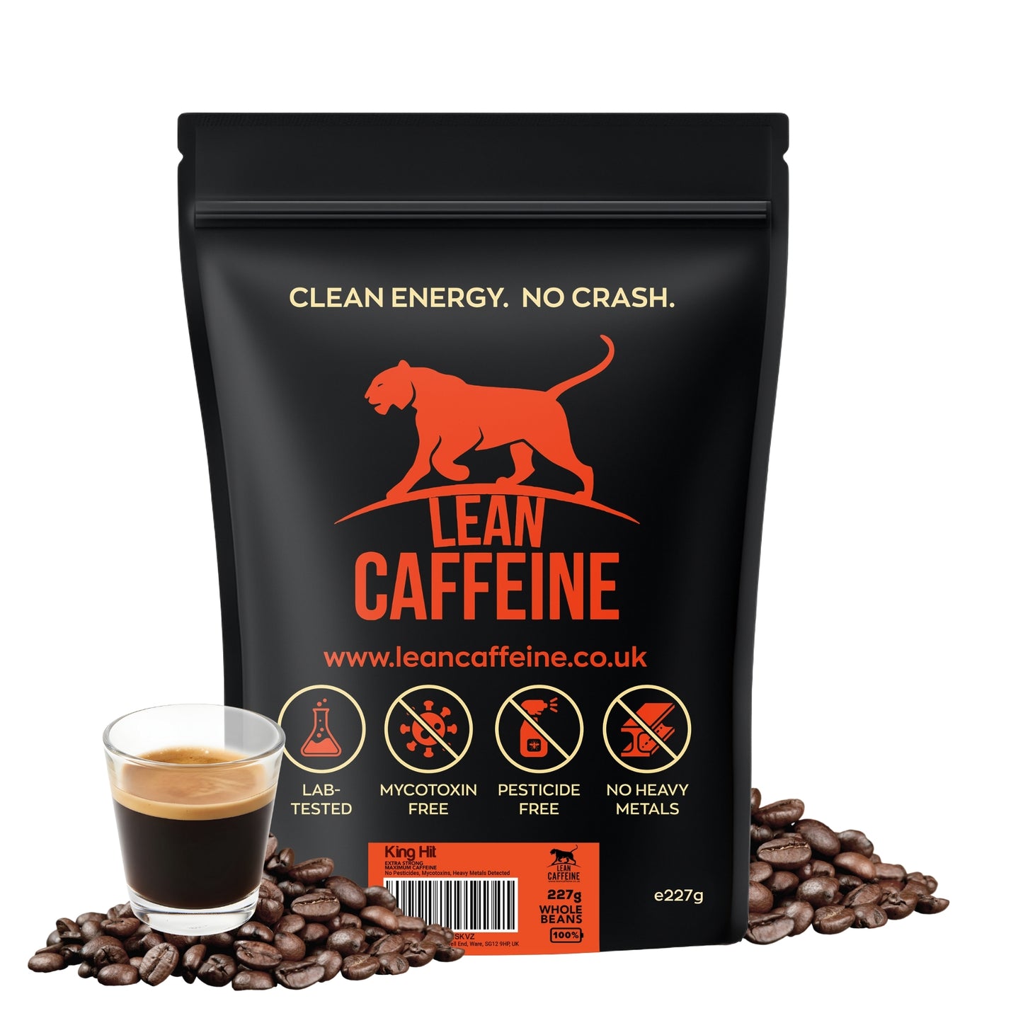 Lean Caffeine High Caffeine Coffee Beans