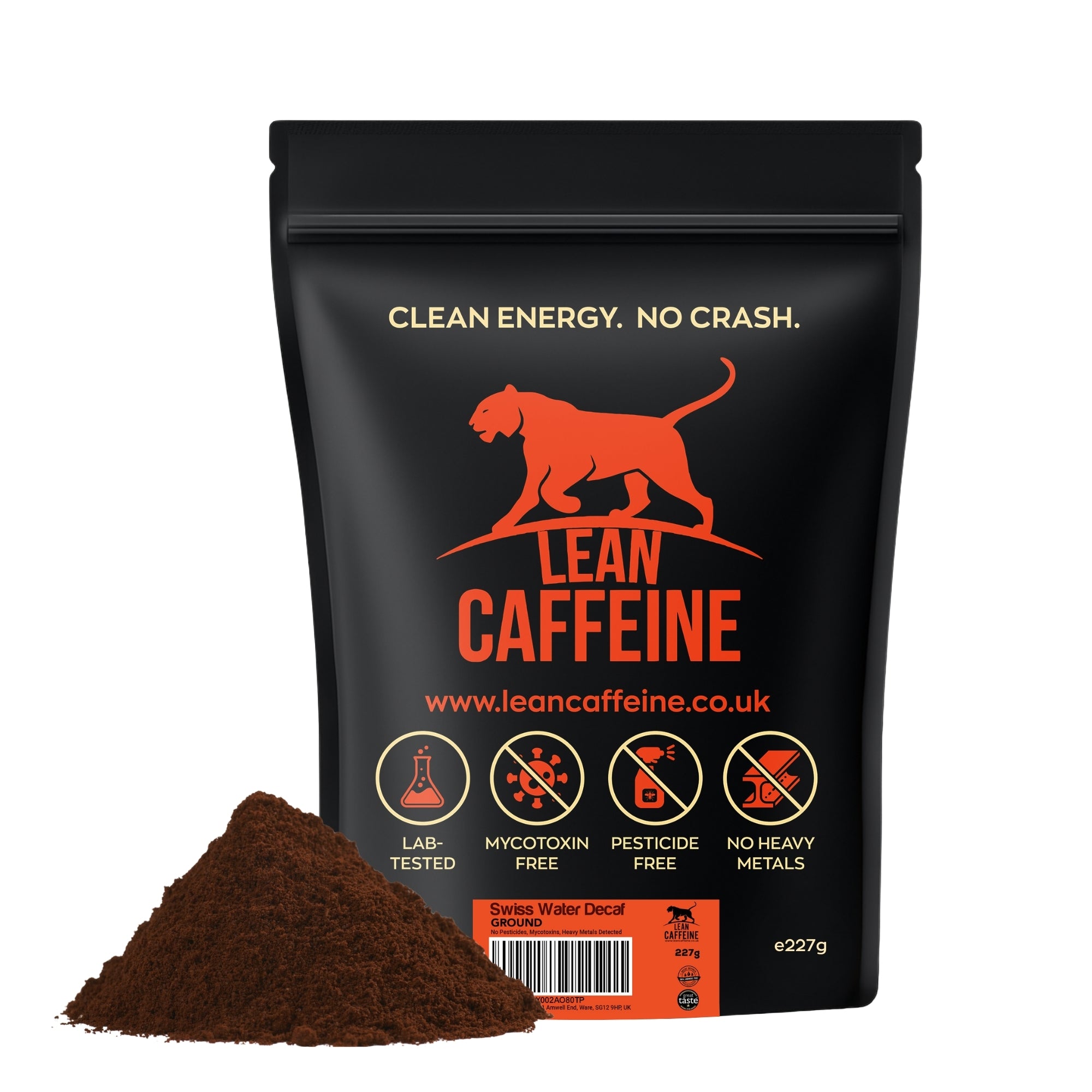 Lean Caffeine Bulletproof Decaf Ground Coffee – Lean Caffeine Store