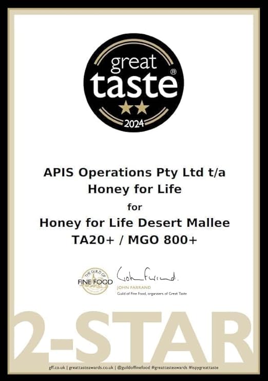 Strong Active Honey TA20+ / MGO 800+ Raw Australian Honey | Stronger Than Manuka | Cold Pressed & Unpasteurised | 260g