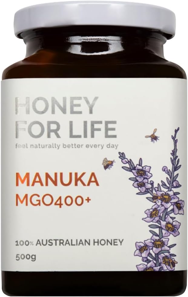 HONEY FOR LIFE Australian Monofloral Manuka Honey MGO 400+
