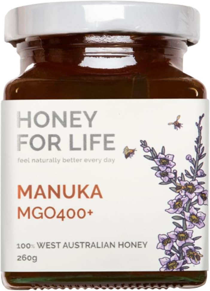 HONEY FOR LIFE Australian Monofloral Manuka Honey MGO 400+