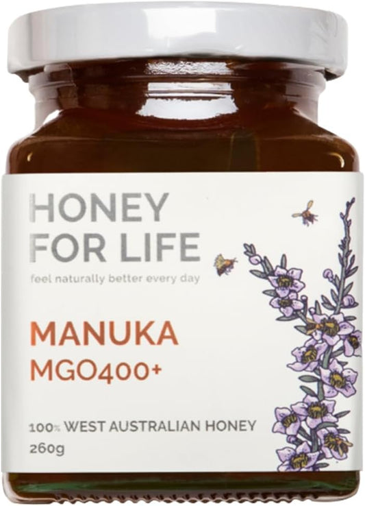 HONEY FOR LIFE Australian Monofloral Manuka Honey MGO 400+