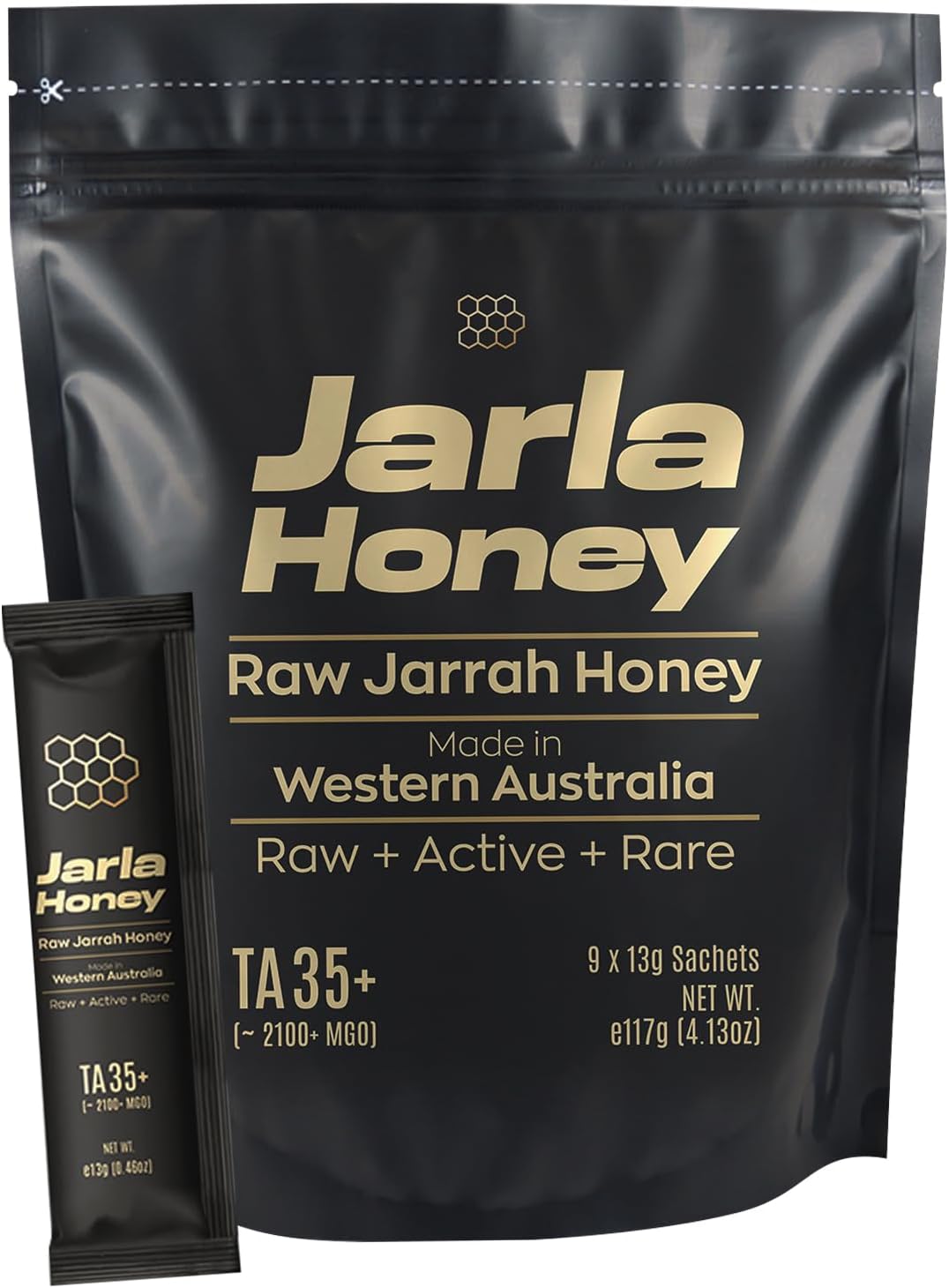 Jarla Honey Australian Jarrah Honey TA35+ | Raw Cold Pressed Unfiltered Honey | Stronger than Manuka Honey | Western Australia
