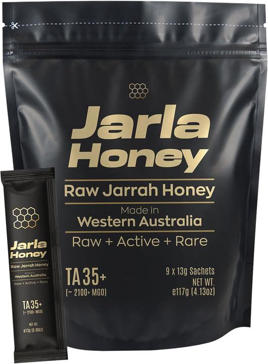 Jarla Honey Australian Jarrah Honey TA35+ | Raw Cold Pressed Unfiltered Honey | Stronger than Manuka Honey | Western Australia