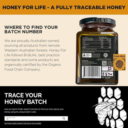 HONEY FOR LIFE Super Marri TA50+ MGO 1600+ Honey