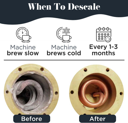 Super Cal Descaler - 4x25g Sachets (12mth Supply) by Cafetto who make Sage Descaler for Coffee Machines & Kettles | Made in Australia - a Super Premium coffee machine descaler