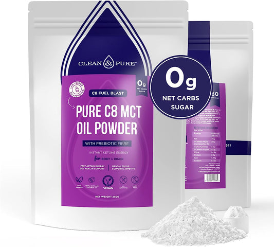 Clean & Pure Premium C8 MCT Oil Powder