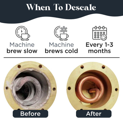 Super Cal Coffee Machine Descaler Liquid (1L for 10 uses) - Compatible with Delonghi Descaler for Coffee Machines and Compatible with Ecodecalk Delonghi Easy No Mess Dosing Chamber - Made in Australia