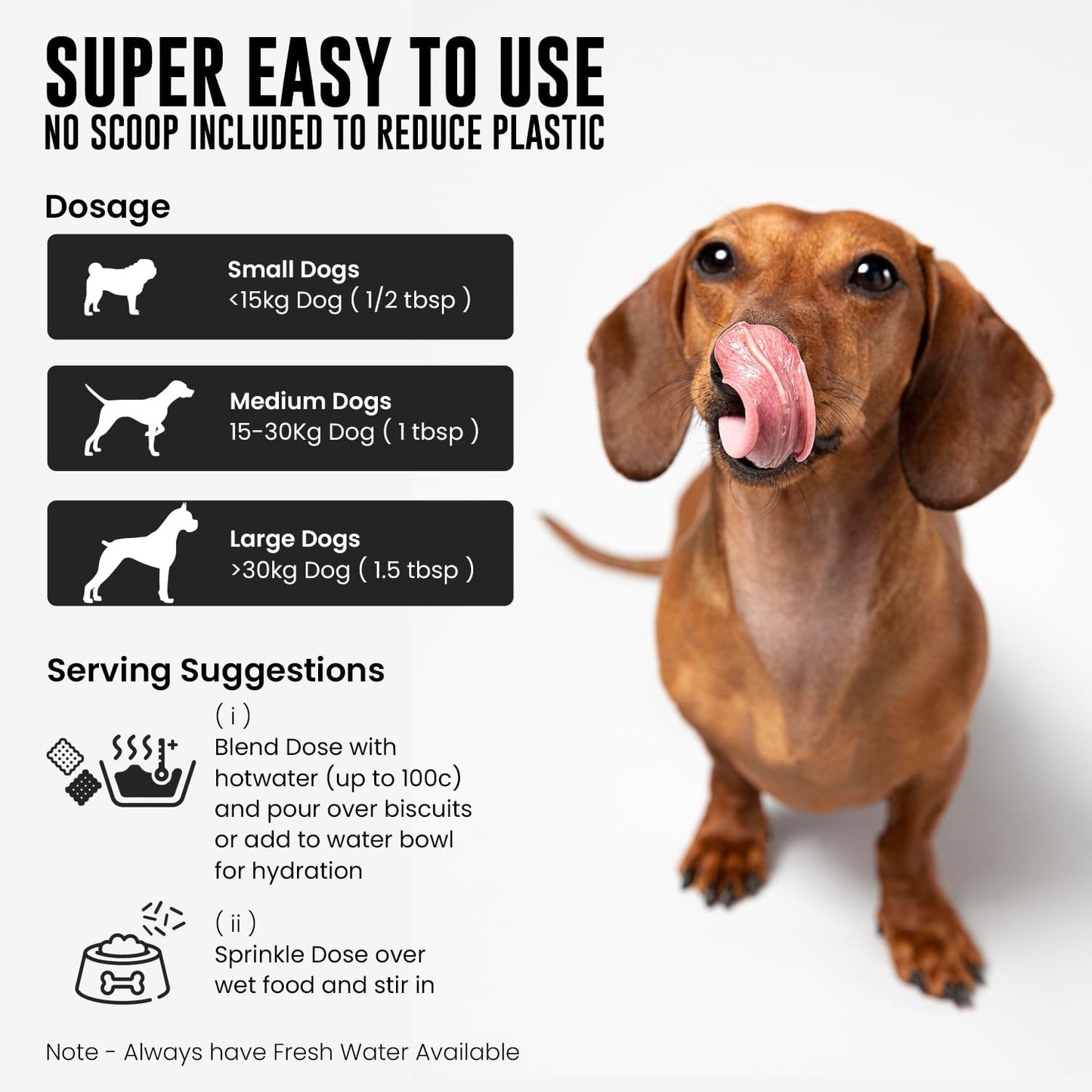 Super Cal Advanced Probiotics for Dogs Powder 300g | Pre + Probiotics with Beta Glucans & Fibre for Gut Health, Digestion & Immune Support