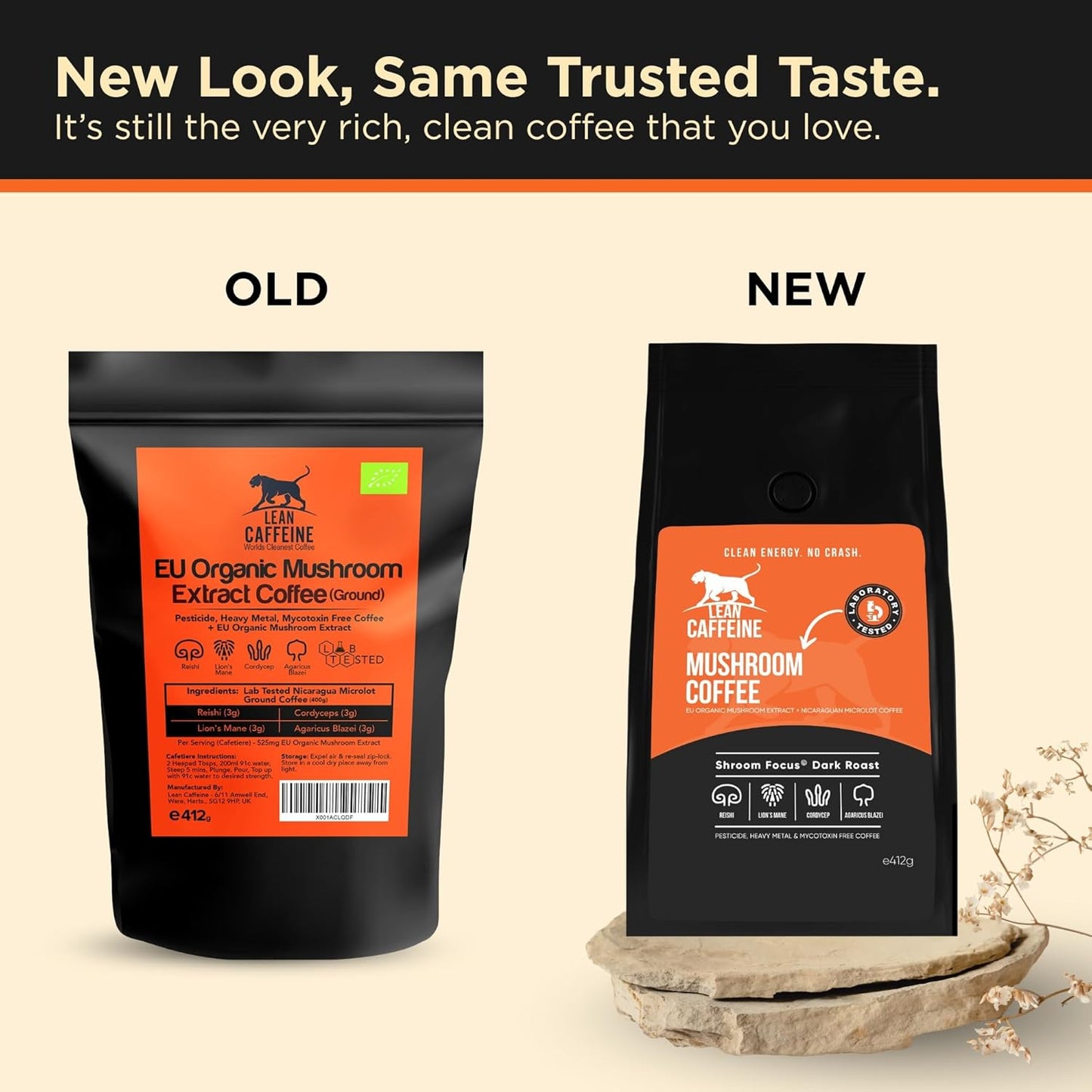 EU Organic Mushroom Extract Coffee
