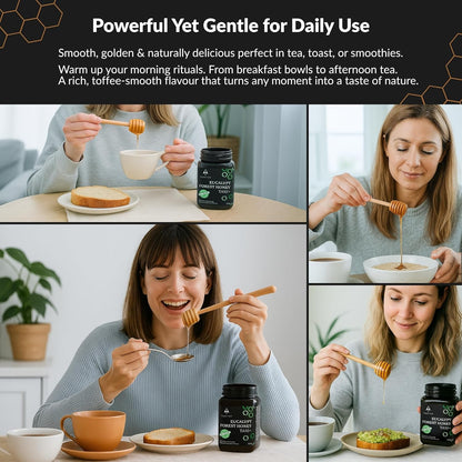 Super Cal Active Eucalypt Raw Honey TA10+ | MGO 250+ Equivalent | 500g