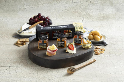 Honey for Life Raw Honey Gift Set – 3 Mini Honey Jars for Cheese Pairing | Jarrah, Marri & Southern Yate Honey | 100% Raw Western Australian Honey