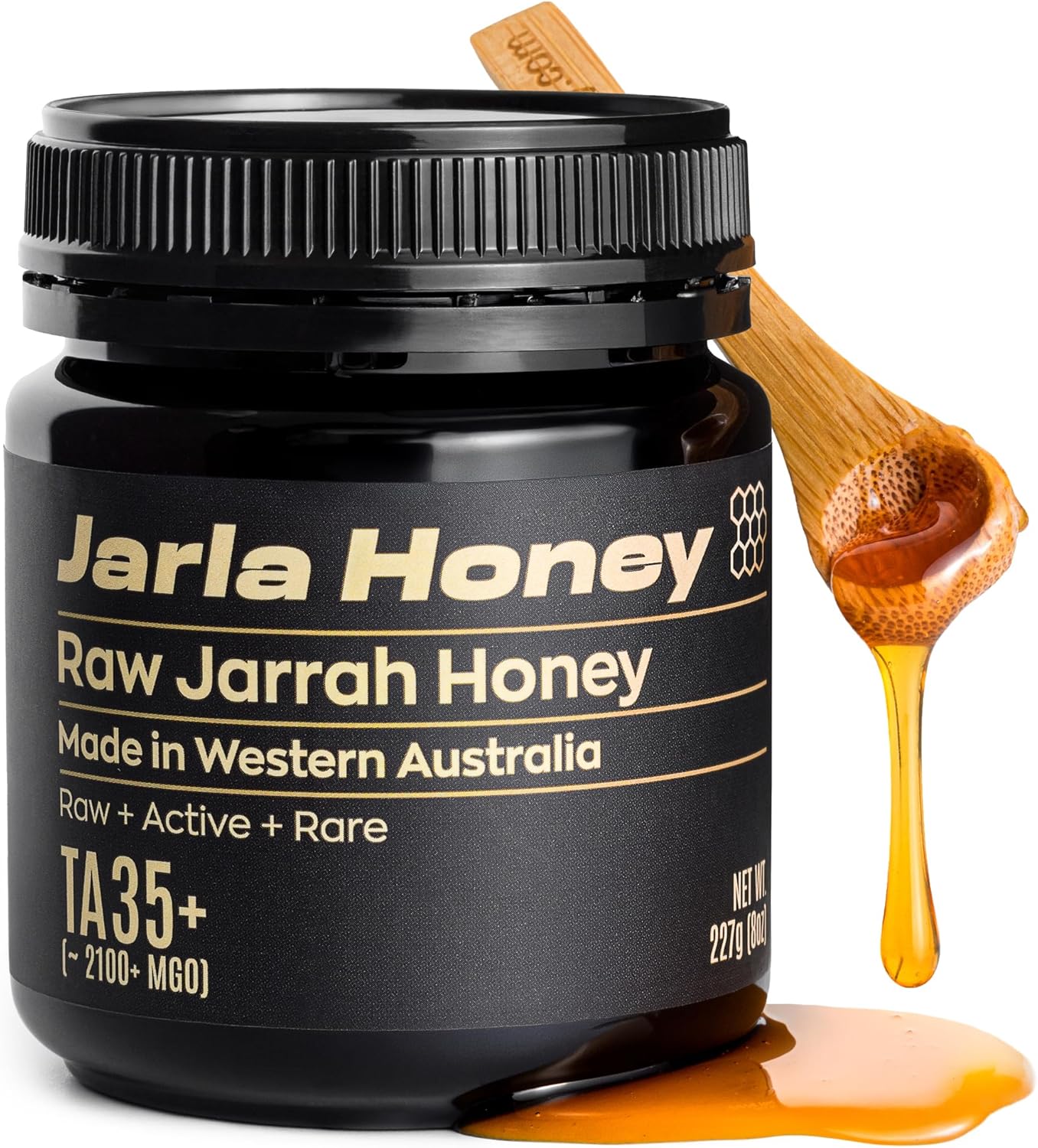 Jarla Honey Australian Jarrah Honey TA35+ | Raw Cold Pressed Unfiltered Honey | Stronger than Manuka Honey | Western Australia