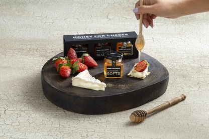Honey for Life Raw Honey Gift Set – 3 Mini Honey Jars for Cheese Pairing | Jarrah, Marri & Southern Yate Honey | 100% Raw Western Australian Honey