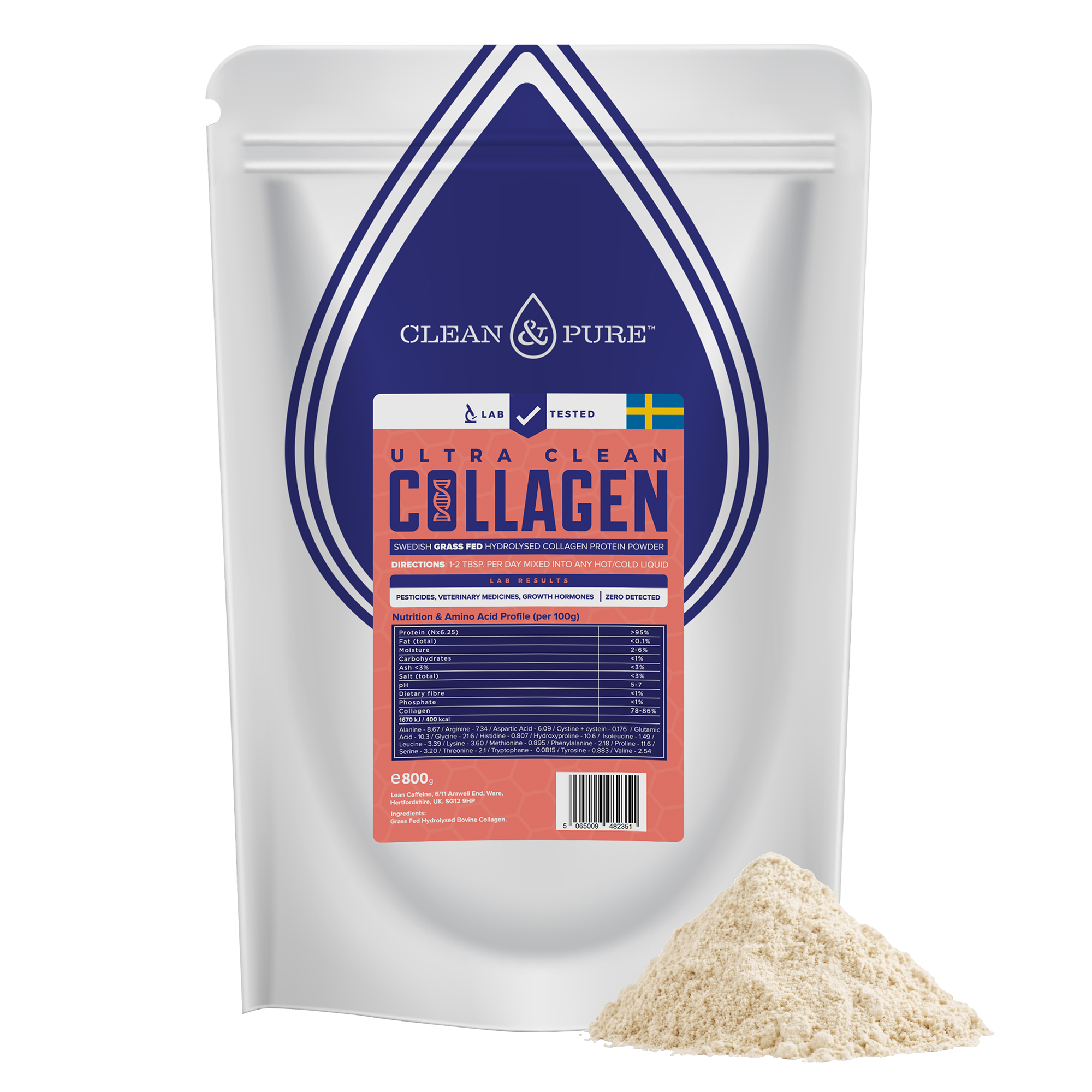 Clean & Pure Collagen Powder – Lean Caffeine Store