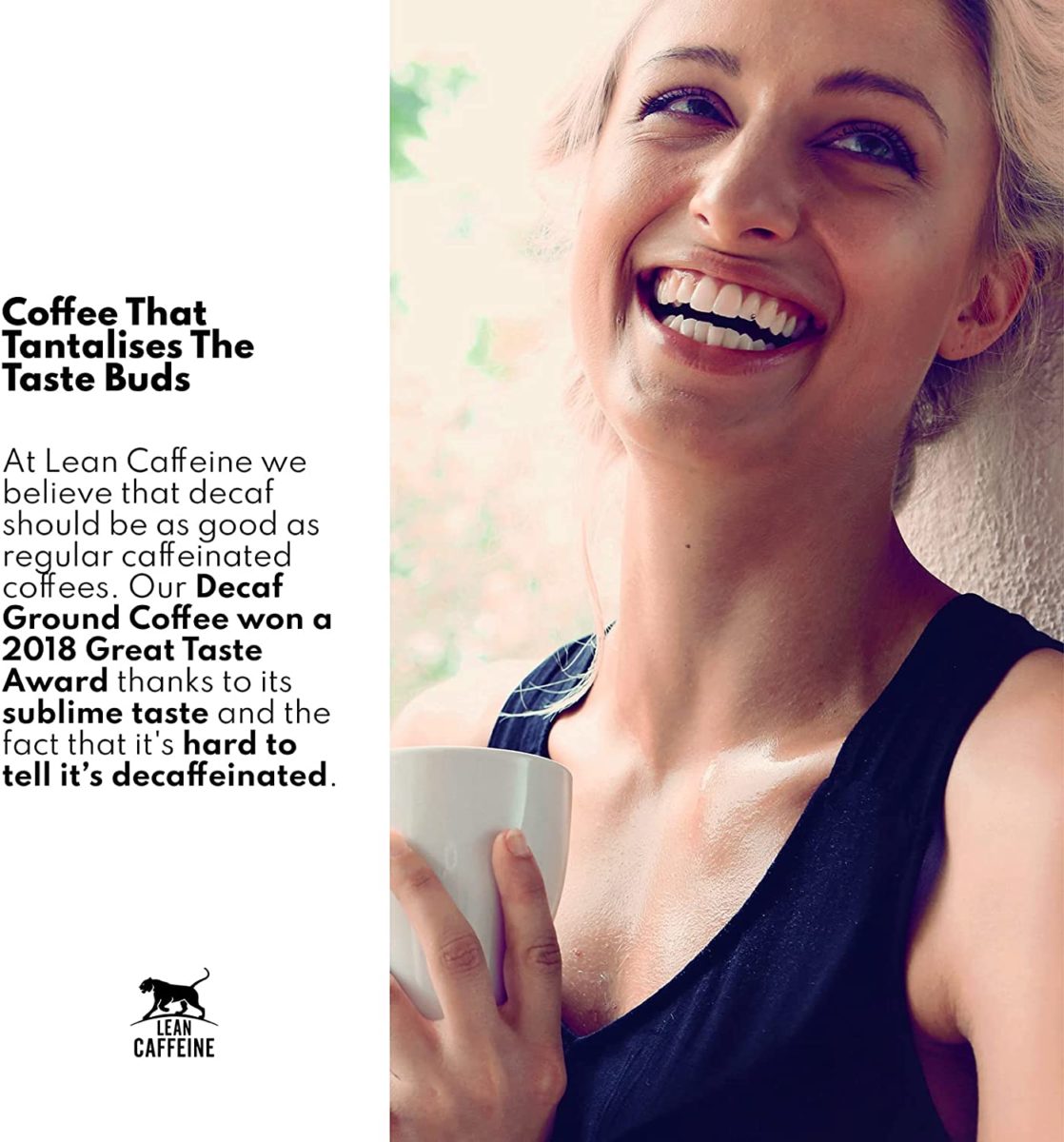 Lean Caffeine Bulletproof Decaf Ground Coffee Taste
